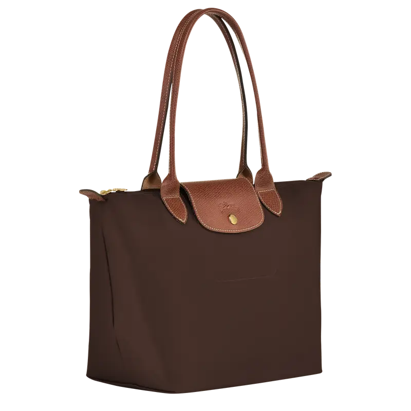 Medium Le Pliage Ebony Tote Bag in Recycled Canvas