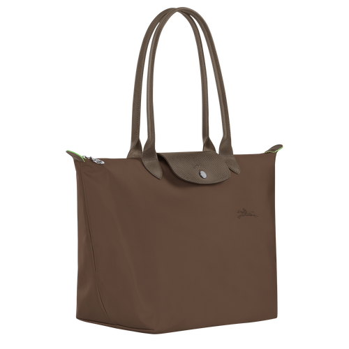 Large Le Pliage Terra/Clay Tote Bag in Recycled Canvas