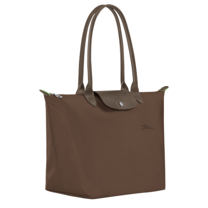 Large Le Pliage Terra/Clay Tote Bag in Recycled Canvas