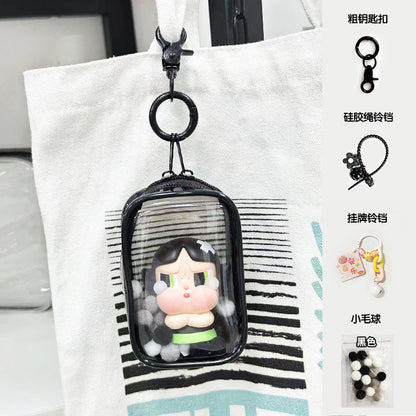 Display Storage Bag PVC transparent for Pop Mart Figures