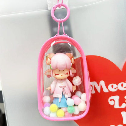 Display Storage Bag PVC transparent for Pop Mart Figures